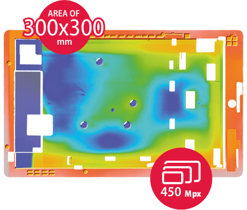 Topography tablet 2D False Color