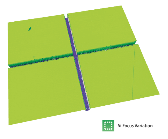 Cross Kerf topography