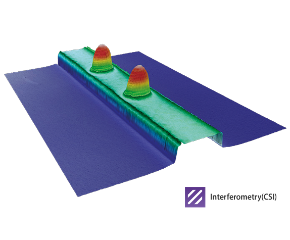 Spacer topography