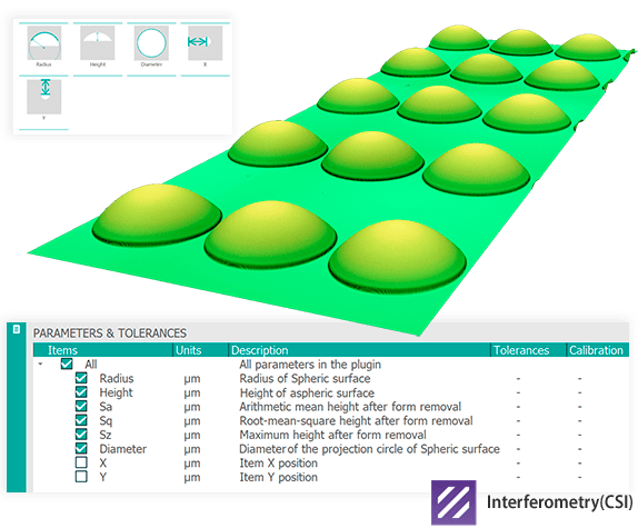 Array of microlenses_Spheric