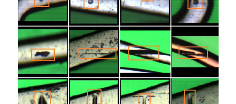 Automated stent defect detection and classification with a high numerical aperture optical system