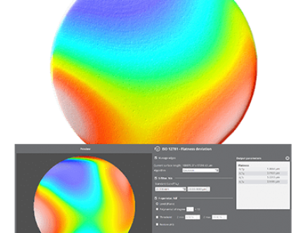 Flatness parameters ISO 12781