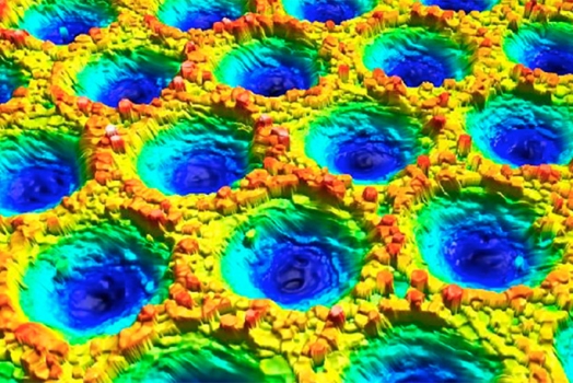 High-speed, roll to roll coherence scanning interferometry in a laser texturing process