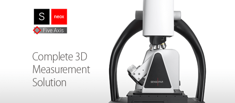 Complete and fast 3D measurement solution, new S neox Five Axis