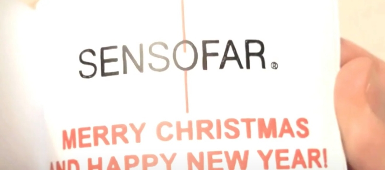 Sensofar Christmas Greetings 2018